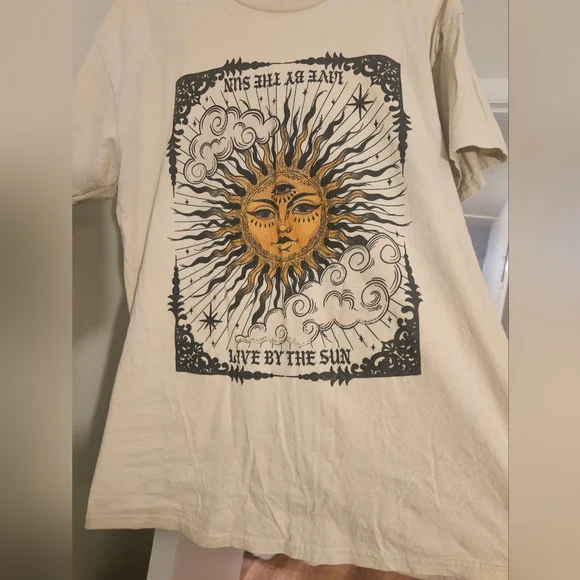 Threadless Beige Graphic Tee - Picture 2 of 3